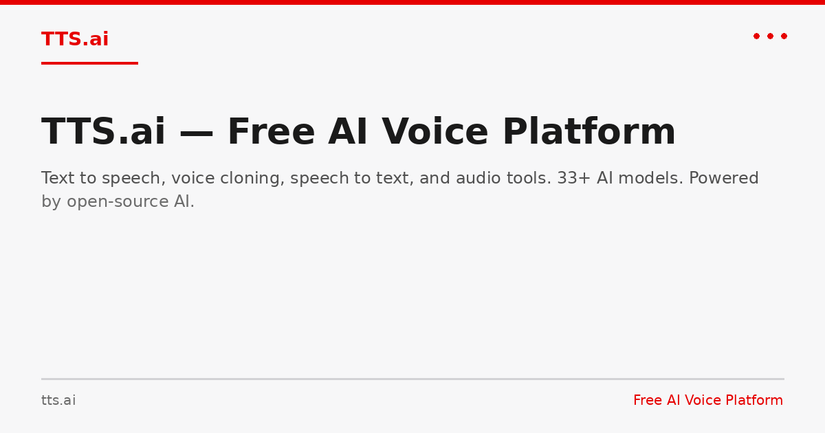Text-to-Speech API: OpenAI Compatible Endpoint for Easy Migration | TTS.ai